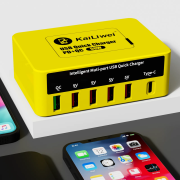Tester USB 6 puertos, 50W. KLW-818