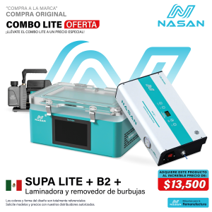 SUPA LITE + B2 + LAMINADORA Y REMOVEDOR DE BURBUJAS